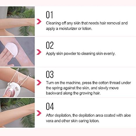 Threading Hair Removal Machine
